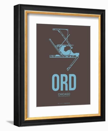 Ord Chicago Poster 2-NaxArt-Framed Art Print