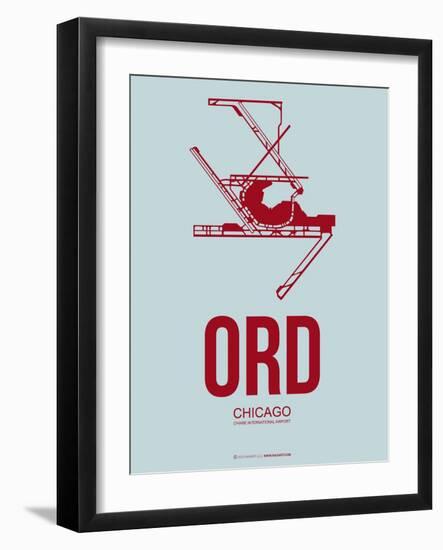 Ord Chicago Poster 3-NaxArt-Framed Art Print