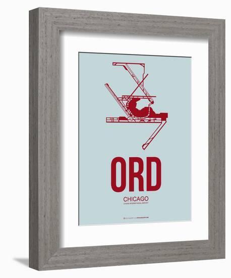 Ord Chicago Poster 3-NaxArt-Framed Art Print