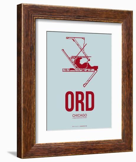 Ord Chicago Poster 3-NaxArt-Framed Art Print