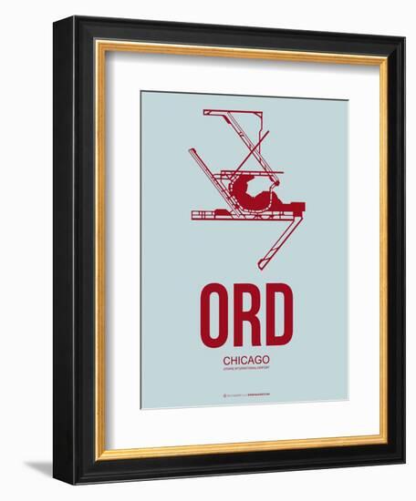 Ord Chicago Poster 3-NaxArt-Framed Art Print