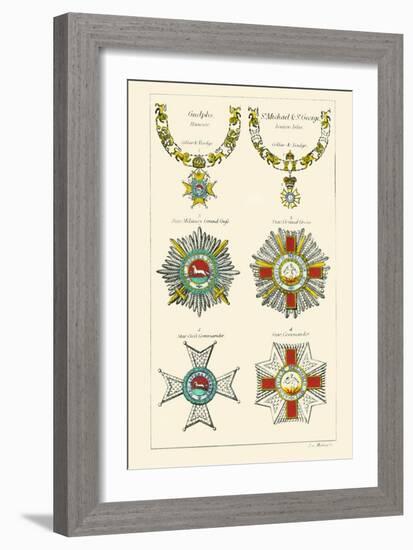 Order of the Geulfs, St. Michael and St. George-Hugh Clark-Framed Art Print