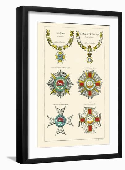 Order of the Geulfs, St. Michael and St. George-Hugh Clark-Framed Art Print