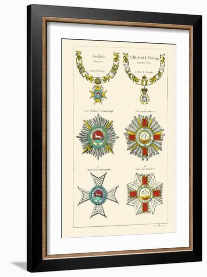 Order of the Geulfs, St. Michael and St. George-Hugh Clark-Framed Art Print