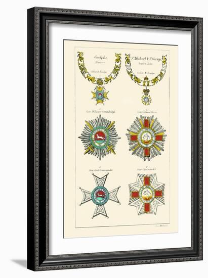 Order of the Geulfs, St. Michael and St. George-Hugh Clark-Framed Art Print