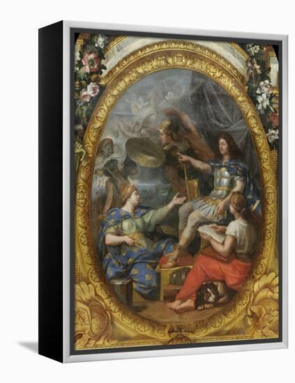 Order Restored in the Kingdom's Finances, 1662, 1680S-Charles Le Brun-Framed Premier Image Canvas