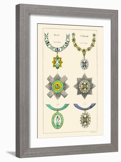 Orders of the Thistle and St. Patrick-Hugh Clark-Framed Art Print