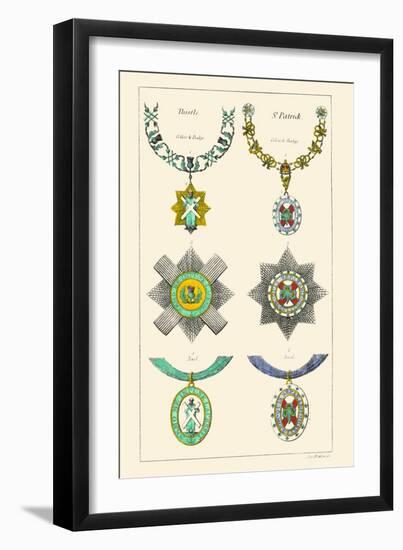 Orders of the Thistle and St. Patrick-Hugh Clark-Framed Art Print