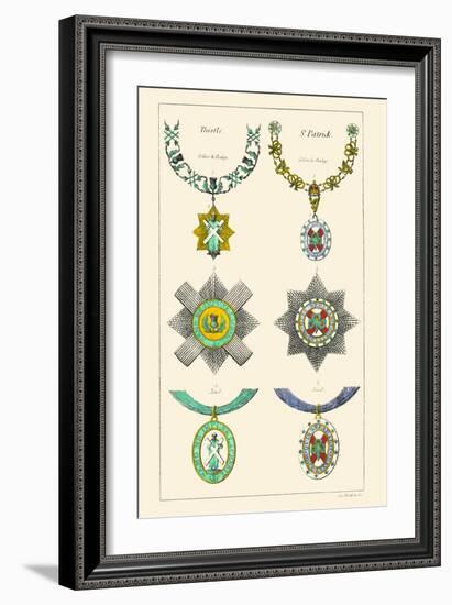 Orders of the Thistle and St. Patrick-Hugh Clark-Framed Art Print