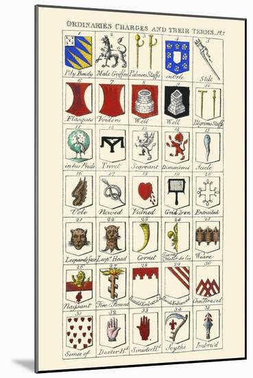 Ordinaries, Charges and their Names-Hugh Clark-Mounted Art Print