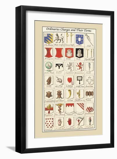 Ordinaries, Charges and their Terms-Hugh Clark-Framed Art Print
