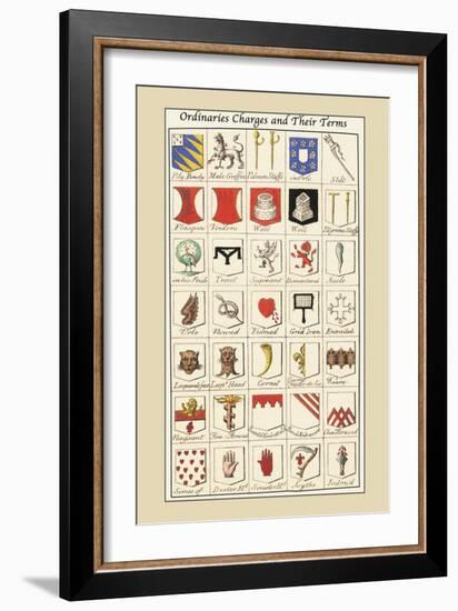 Ordinaries, Charges and their Terms-Hugh Clark-Framed Art Print