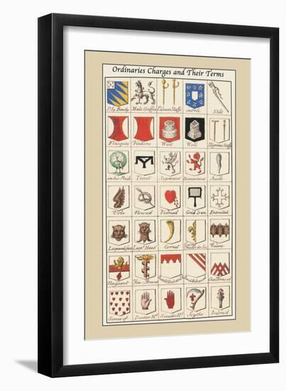 Ordinaries, Charges and their Terms-Hugh Clark-Framed Art Print