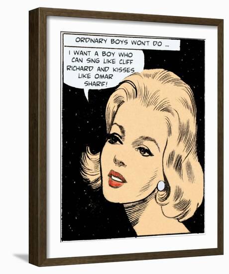 Ordinary Boys Won't Do-Roy Newby-Framed Art Print