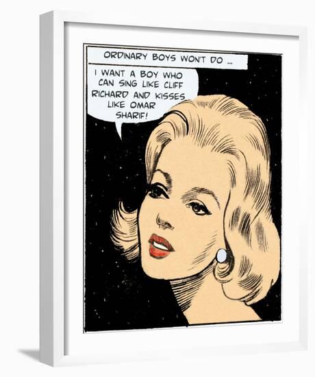 Ordinary Boys Won't Do-Roy Newby-Framed Art Print