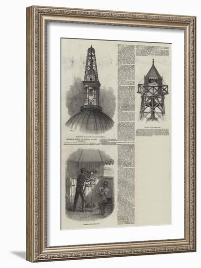 Ordnance Survey of London and the Environs-null-Framed Giclee Print