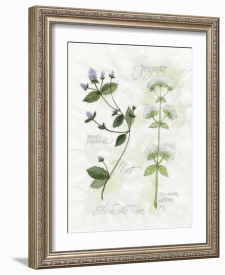 Oregano and Mint-Elissa Della-piana-Framed Art Print