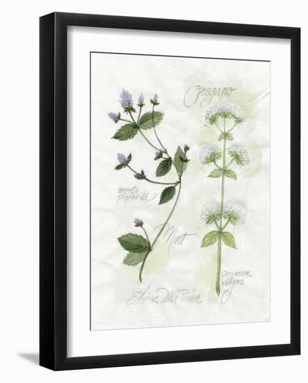 Oregano and Mint-Elissa Della-piana-Framed Art Print