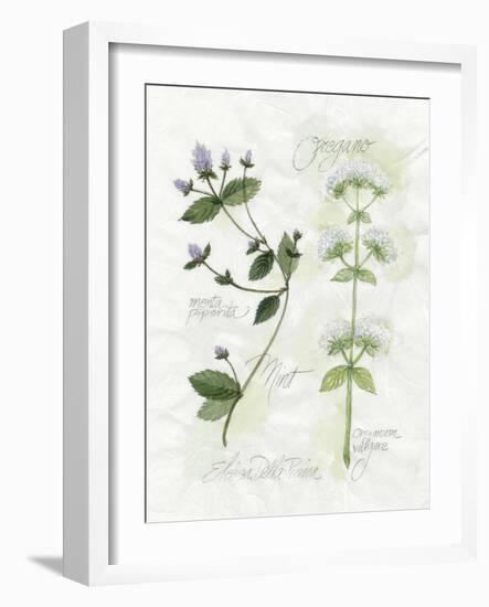 Oregano and Mint-Elissa Della-piana-Framed Art Print