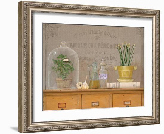 Oregano Library-Arnie Fisk-Framed Art Print