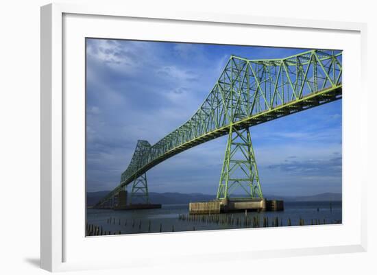 Oregon, Astoria, Astoria-Megler Bridge-Rick A. Brown-Framed Photographic Print