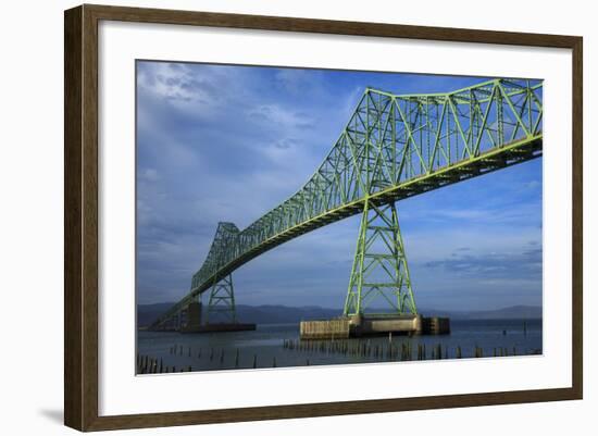 Oregon, Astoria, Astoria-Megler Bridge-Rick A. Brown-Framed Photographic Print