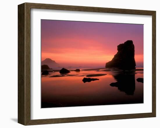 Oregon Coast at Sunset, USA-Marilyn Parver-Framed Photographic Print