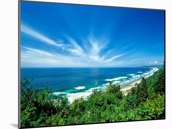 Oregon Coast from Cape Lookout, Tillamook County, Oregon, USA-null-Mounted Photographic Print