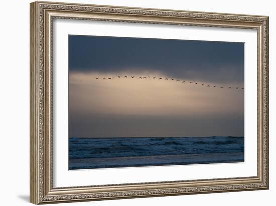 Oregon Coast Sunset 2-Erin Berzel-Framed Photographic Print