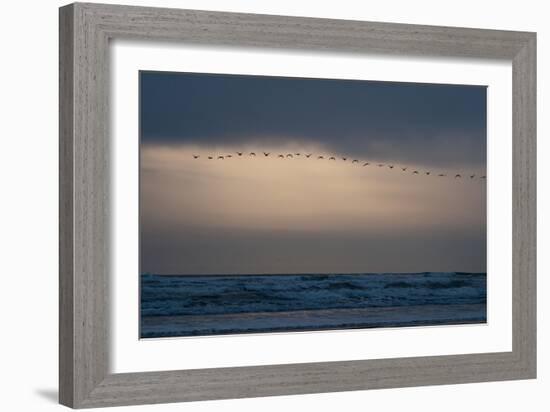 Oregon Coast Sunset 2-Erin Berzel-Framed Photographic Print