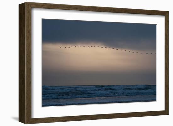 Oregon Coast Sunset 2-Erin Berzel-Framed Photographic Print