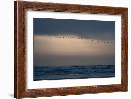 Oregon Coast Sunset 2-Erin Berzel-Framed Photographic Print