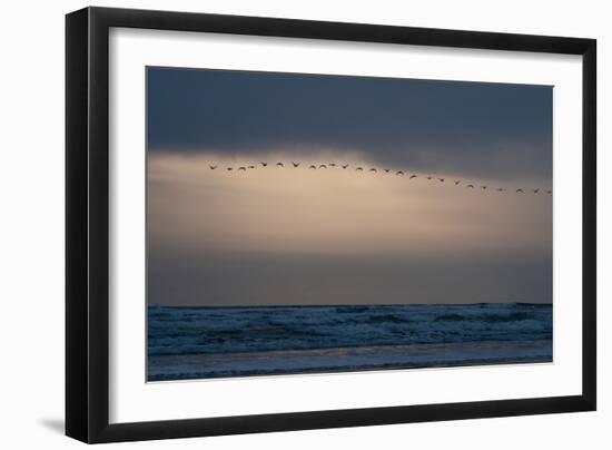 Oregon Coast Sunset 2-Erin Berzel-Framed Photographic Print