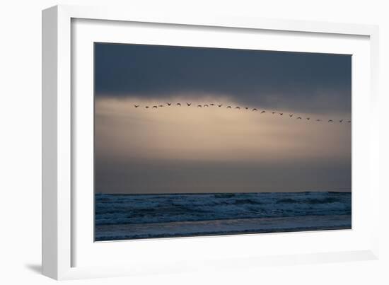 Oregon Coast Sunset 2-Erin Berzel-Framed Photographic Print