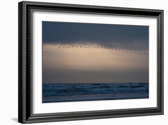 Oregon Coast Sunset 2-Erin Berzel-Framed Photographic Print