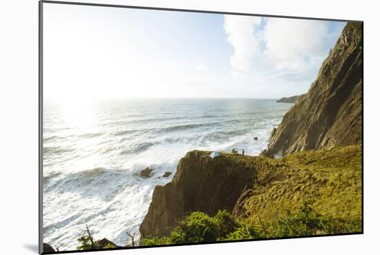 Oregon Coast Trail. Oswald West State Park, OR-Justin Bailie-Mounted Photographic Print