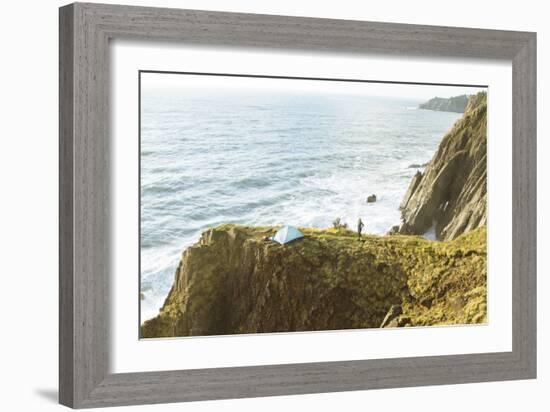 Oregon Coast Trail. Oswald West State Park, OR-Justin Bailie-Framed Photographic Print