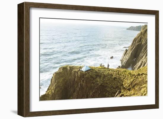 Oregon Coast Trail. Oswald West State Park, OR-Justin Bailie-Framed Photographic Print