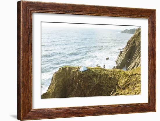 Oregon Coast Trail. Oswald West State Park, OR-Justin Bailie-Framed Photographic Print