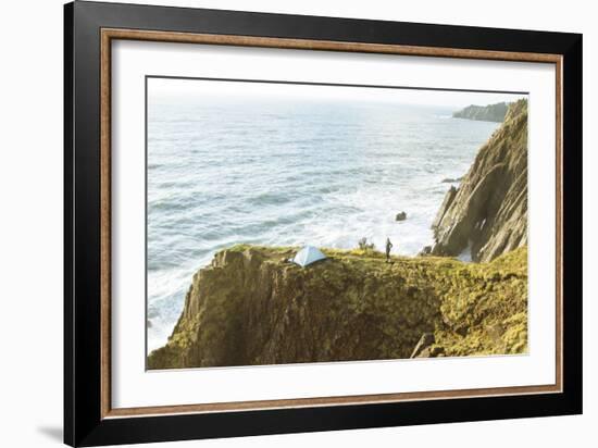 Oregon Coast Trail. Oswald West State Park, OR-Justin Bailie-Framed Photographic Print