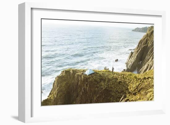 Oregon Coast Trail. Oswald West State Park, OR-Justin Bailie-Framed Photographic Print