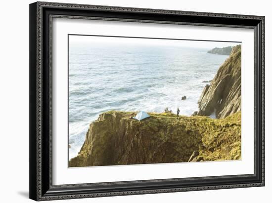 Oregon Coast Trail. Oswald West State Park, OR-Justin Bailie-Framed Photographic Print