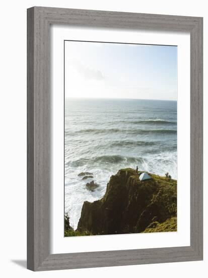 Oregon Coast Trail. Oswald West State Park, OR-Justin Bailie-Framed Photographic Print