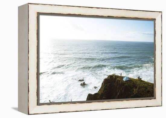 Oregon Coast Trail, Oswald West State Park, OR-Justin Bailie-Framed Premier Image Canvas