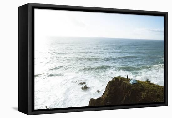 Oregon Coast Trail, Oswald West State Park, OR-Justin Bailie-Framed Premier Image Canvas