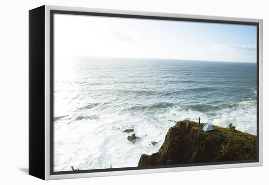 Oregon Coast Trail, Oswald West State Park, OR-Justin Bailie-Framed Premier Image Canvas