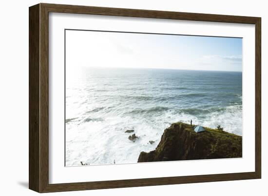 Oregon Coast Trail, Oswald West State Park, OR-Justin Bailie-Framed Photographic Print