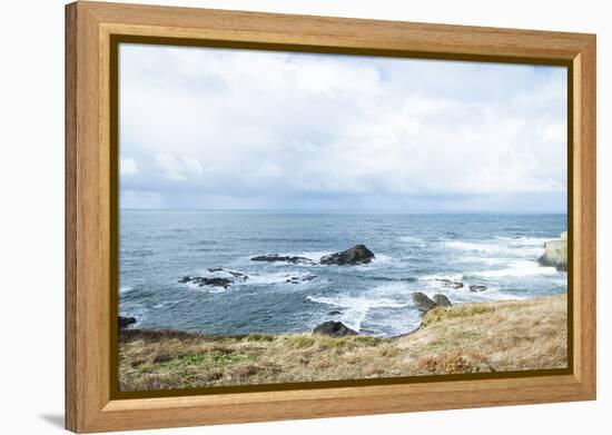 Oregon Coast-Justin Bailie-Framed Premier Image Canvas