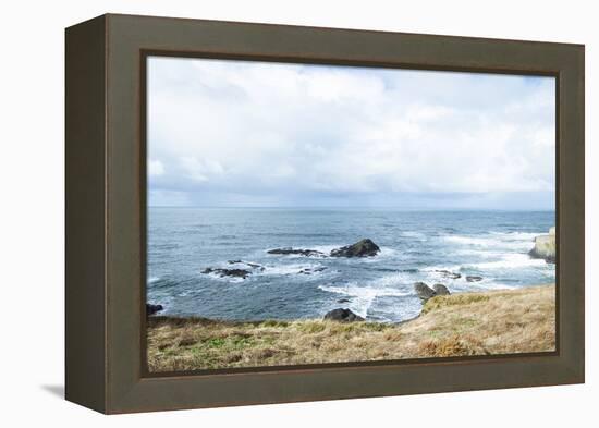 Oregon Coast-Justin Bailie-Framed Premier Image Canvas