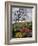 Oregon, Columbia River Gorge. Oak Tree and Wildflowers-Steve Terrill-Framed Photographic Print